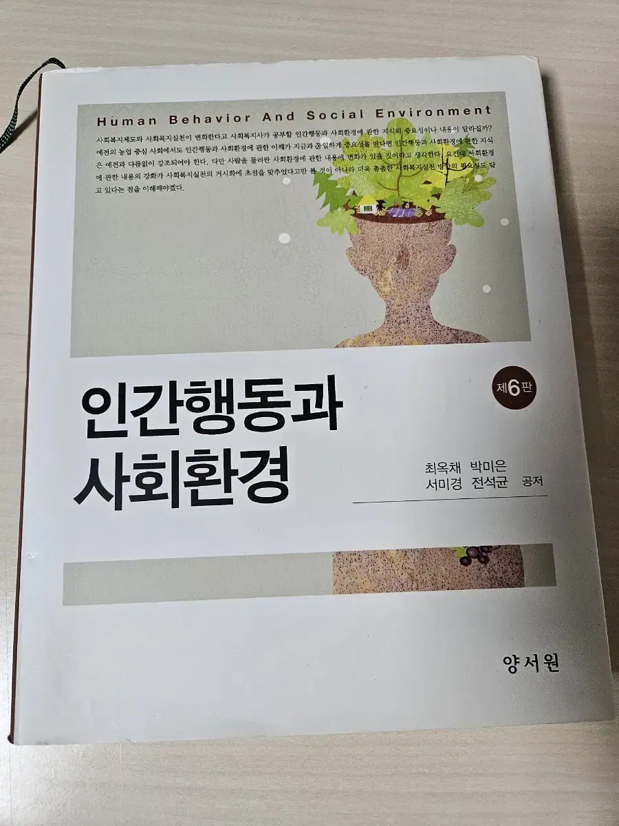 사회복지 전공교재(인간행동과 사회환경 6판)